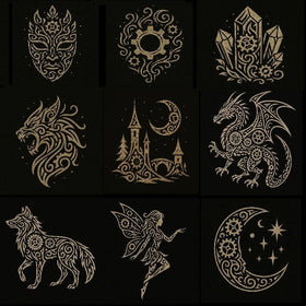 Steampunk Fantasy Art Pack – Free 10-Art Download